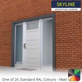 100mm Face Slimline Door Surround Kit - Max 2200mm x 2100mm - One of 26 Standard RAL Colours TBC