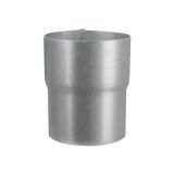 80mm Galvanised Steel Downpipe Loose Connector