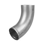 80mm Galvanised Steel Downpipe Shoe