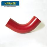 100mm Harmer SML Cast Iron Soil & Waste Above Ground Pipe - Long Radius Bend - 88 Degree 