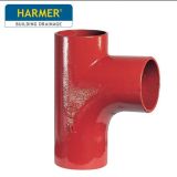 100mm Harmer SML Cast Iron Soil & Waste Above Ground Pipe - Swept Entry Branch - without Access - 88 Degree