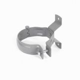 100mm RAL 9007 'Grey Aluminium' Galvanised Steel Downpipe Bracket