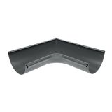 115mm Half Round Anthracite Grey Galvanised Steel 90degree Internal Gutter Angle