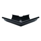 115mm Half Round Black Coated Galvanised Steel 90 degree External Gutter Angle