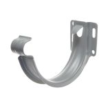 115mm Half Round Dusty Grey Galvanised Steel  'Short-back' Fascia Bracket