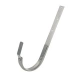 115mm Half Round Galvanised Steel Top Fix Rafter Bracket (Bend On Site)