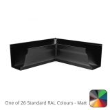 125x100mm SnapFix Aluminium Moulded 90 Degree Internal Gutter Angle - One of 26 Standard Matt RAL colours TBC