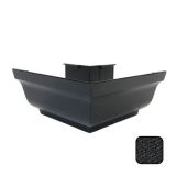 125x100mm SnapIT Aluminium Moulded 90 Degree External Gutter Angle - Textured Black