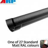 150mm (6")Half Round Cast Aluminium Gutter 1.83m length - One of 26 Standard Matt RAL colours TBC 