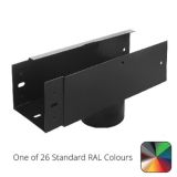 150x150mm Aluminium Box Gutter 76mm Running Outlet - One of 26 Standard Matt RAL colours TBC