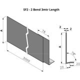 161-260mm SF2 Profile Skyline Aluminium Fascia - 3mtr length (including 1.no union)