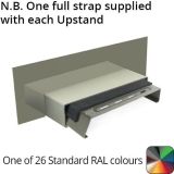 182mm Aluminium Coping (Suitable for 91-120mm Wall) - Upstand - Powder Coated