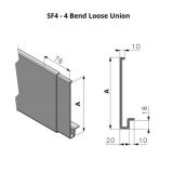 353-452mm SF4 Profile Skyline Aluminium Fascia - Loose Union