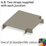 212mm Aluminium Sloping Coping (Suitable for 121-150mm Wall) - Flat T Junction - Powder Coated Colour TBC