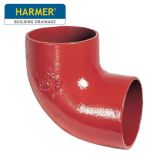 100mm Harmer SML Cast Iron Soil & Waste Above Ground Pipe - Single Bend - 88 Degree