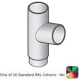 63mm (2.5") Flushjoint Aluminium Downpipe 112.5 Degree Branch - One of 26 Standard Matt RAL colours TBC 