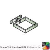 75x75mm Flushjoint Aluminium Square Downpipe Clip - Small Base - One of 26 Standard Matt RAL colours TBC 