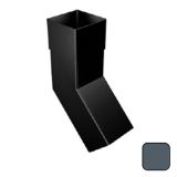 76mm Swaged Aluminium Square 135D BEND PPC  - 7016M Anthracite Grey