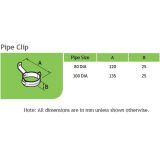 Downpipe Clip Dims Table