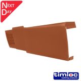 Dry Fix Verge for Profiled Tile Left Hand Unit - Terracotta