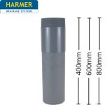 Harmer 4ADP Threaded Spigot Adaptor to 110mm x 400/600/800mm long