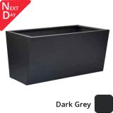 Valenta Aluminium Raised Bed / Planter - 1500x900x800mm - Dark Grey - next day delivery