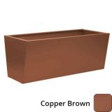 Valenta Aluminium Raised Bed / Planter - 2000x900x800mm - Copper Brown 