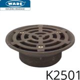 K2501 Grate - Cast Iron Sherardized 4" NPSM - 176mm dia