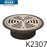 K2307 Grate - Stainless Steel Grade 304 - Satin Finish - 4" NPSM - 176mm dia