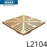 L2104 Grate - Nickel Bronze - Square Grate - 4" NPSM - 201mm