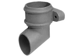 100mm (4") Cast Iron Downpipe Eared Shoe - Primed