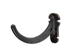 100mm (4") Half Round Cast Iron Fascia Bracket - Black