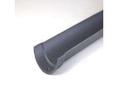 100mm (4") Hargreaves Foundry Plain Half Round Cast Iron Gutter length - 1.83m (6ft) - Primed