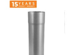 100mm Galvanised Steel Downpipe 3m Length - 15 years Product Warranty