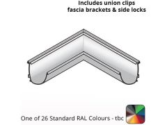 100x85mm Aluminium Aqualine Modern 90 Degree Angle Assemblies - Internal  - One of 26 Standard Matt RAL colours TBC 