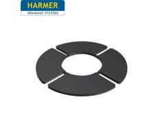 110mm dia x 3mm Rubber Shim for Harmer Modulock Non-Combustible Pedestals