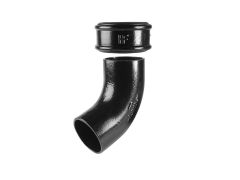 110mm SimpleFIT 112 Degree Short Bend with Uneared 'Push-Fit' Sockets - Black