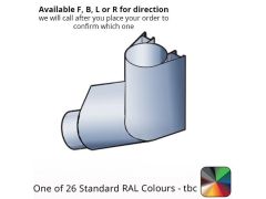 86x106mm Guardian Aluminium Bend - 112 Degree - One of 26 Standard Matt RAL colours TBC