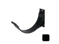 115mm (4.5") SnapFix Aluminium Half Round Fascia Bracket - RAL 9005M Matt Black 