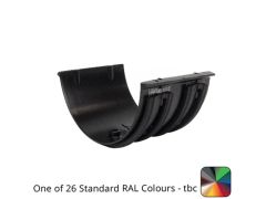 115mm (4.5") SnapIT Aluminium Half Round Gutter Union - One of 26 Standard RAL Colours TBC