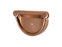 115mm Half Round Copper Gutter Stop End