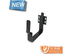 120x75mm Box Profile Black Coated Galvanised Steel Fascia Gutter Bracket