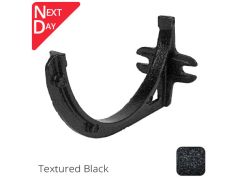 125mm (5") Half Round Cast Aluminium Gutter Fascia Bracket - Textured Black