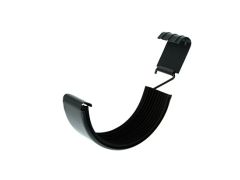 125mm Half Round Black Coated Galvanised Steel Gutter Union