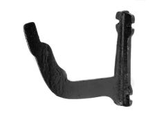 125x100 (5"x 4") Moulded Cast Iron Fascia Bracket - Black