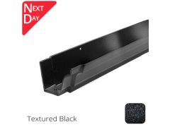 125x100 (5"x 4") Moulded Ogee Cast Aluminium Gutter 1.83m length - Textured Black