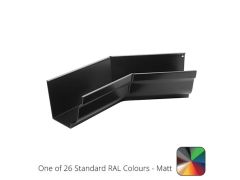 125x100mm SnapFix Aluminium Moulded 135 Degree Internal Gutter Angle - One of 26 Standard Matt RAL colours TBC