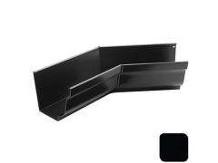 125x100mm SnapFix Aluminium Moulded 135 Degree Internal Gutter Angle - RAL 9005M Matt Black 