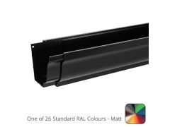 125x100mm SnapFix Aluminium Moulded 1m Gutter Length - One of 26 Standard Matt RAL colours TBC