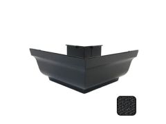 125x100mm SnapIT Aluminium Moulded 90 Degree External Gutter Angle - Textured Black